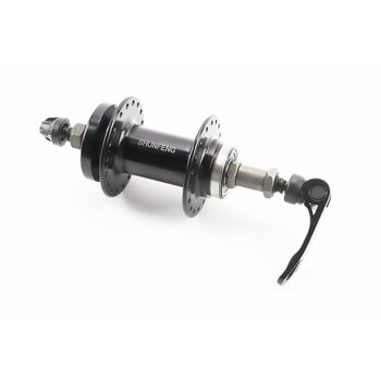 Втулка задняя MTB алюминиевая 14Gx36H под вольнобег, Disk-brake, крепл. эксцентрик, чёрная SF-A210R