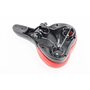 Сидение MTB 255x170мм, черно-красное AFT-47