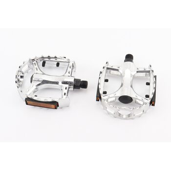 Педали MTB широкие 9/16" (100х95х30мм) алюминиевые серый