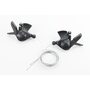 Перемикачі (манетка) 3x8 швидкості, чорні SL-03