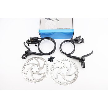 Гальмо Disk-brake гідравлічне переднє+заднє DULA 601+RT525 FR 160mm