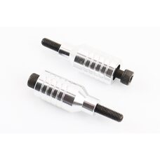 Пеги для самоката 55 мм, алюмінієві, сірі, к-кт