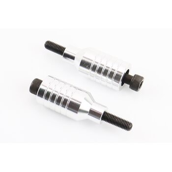 Пеги для самоката 55 мм, алюминиевые, серые, к-кт