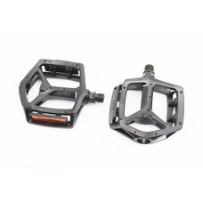 Педалі BMX 9/16" (111.5x102x22mm) алюмінієві, чорні VB-249DU