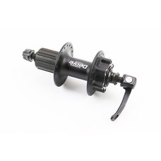 Втулка задняя MTB алюминиевая 14Gx36H под кассету 8-10зв, Disk-brake, крепл. эксцентрик, чёрная DEORE FH-M525A