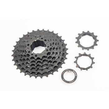 Касета 8зв. 11.13.15.18.21.24.28.32Т, чёрная CS-M3008