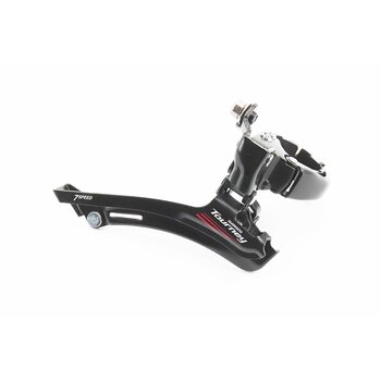 Перемикач ланцюга передній з нижньою тягою (ROAD 2x7 speed), кріпл. 31,8/34,9мм, під зірку 50Т, чорний FD-A070
