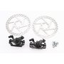 Тормоз Disk-brake передний (F160/R140мм)+задний (F180/R160мм), диски 160мм, крепл. 6 болтов, чёрный DX-2005