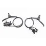 Гальмо Disk-brake гідравлічне переднє+заднє DULA 601+RT525 FR 160mm
