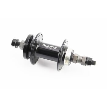 Втулка задня MTB алюмінієва 14Gx36H під вільнобіг, Disk-brake, кріпл. гайка, чорна KT-TD6R