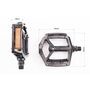Педалі BMX 9/16" (111.5x102x22mm) алюмінієві, чорні VB-249DU