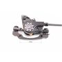 Гальмо Disk-brake гідравлічне переднє (F160/R140мм)+заднє (F180/R160мм), чорні