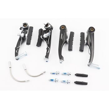 Гальмо V-brake 110мм (2 колеса), алюмінієве, чорне LV12DG