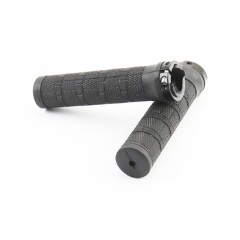 Ручки керма 130мм з затискачем Lock-On, чорні