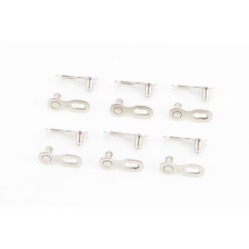 Замок цепи MTB 8зв. на блистере (6шт к-кт), серебристо-серый