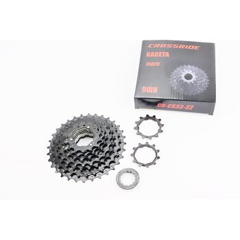 Касета 9зв. 11.12.14.16.18.22.24.28.32Т, чорна CR-CS33