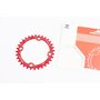 Зірка передня MTB Narrow Wide 32Т (BCD:104мм), алюмінієва, червона
