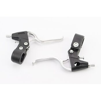 Гальмівні ручки, пластмасово-алюмінієві, чорно-сірі