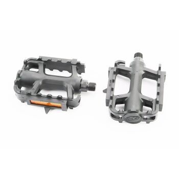Педали MTB 9/16" (107x80x27mm) пластиковые, чёрные NW-311