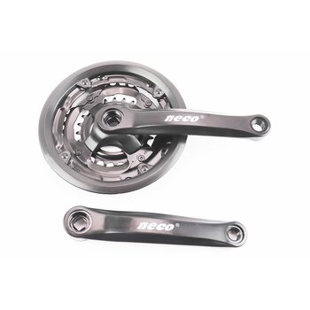 Шатуни "квадрат" 170мм, 42.34.24T MTB, чорні NSP-3001