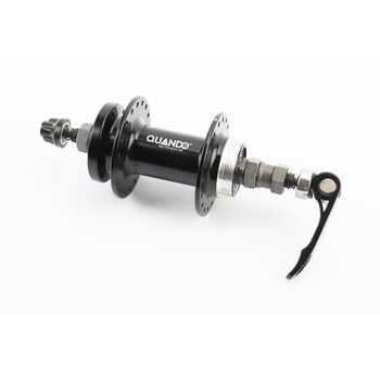 Втулка задняя MTB алюминиевая 14Gx36H под вольнобег, Disk-brake, крепл. эксцентрик, чёрная KT-TD7R