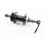 Втулка задняя MTB алюминиевая 14Gx36H под вольнобег, Disk-brake, крепл. эксцентрик, чёрная KT-TD7R