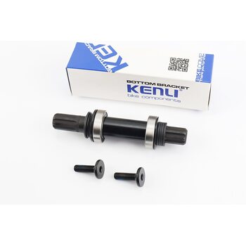 Каретка "шлицы BMX 8T-19мм" 150мм, 2 пром-подшипника (19*37*9), KL-06D (Spanish Type)