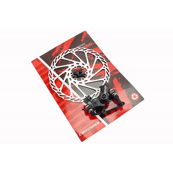 Гальмо Disk-brake заднє (R180мм)+диск 180мм, кріпл. 6 болтів, чорне DSC710