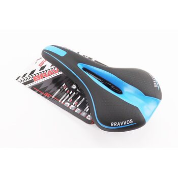 Сидіння MTB 270x140мм, чорно-синє YF-1018