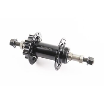 Втулка задня MTB 14Gx36H під вільнобіг, Disk-brake, кріпл. гайка чорна SF-HB25R