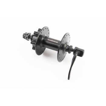 Втулка передня MTB алюмінієва 14Gx36H, Disk-brake, кріпл. ексцентрик, чорна Tourney HB-TX506