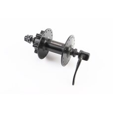 Втулка передня MTB алюмінієва 14Gx36H, Disk-brake, кріпл. ексцентрик, чорна Tourney HB-TX506