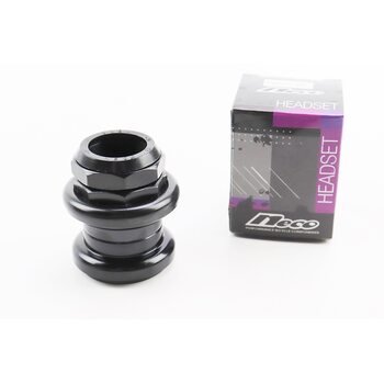 Рулевая колонка 1-1/8" (34/28.6x34/30) резьбовой вилки, чёрные H841SW