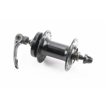 Втулка передняя MTB алюминиевая 14Gx36H, Disk-brake, крепл. эксцентрик, чёрная SF-B07F