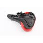 Сидіння MTB 255x180мм, чорно-червоне AVY-6753