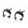 Гальмо ROAD V-brake кліщового типу, переднє+заднє, хід колодки 67-79мм, алюмінієве, чорне HJ-1201AD