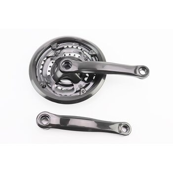 Шатуни "квадрат" 170мм, 42.34.24T MTB, чорні BL 02 (можливі потертості)