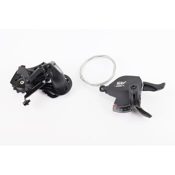 Комплект переключения (групсет) 1x9 скоростей, черные A5, 2 детали