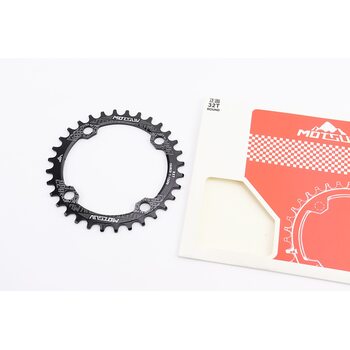 Зірка передня MTB Narrow Wide 32Т (BCD:104мм), алюмінієва, чорна