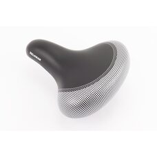 Сиденье ХВЗ 260x230мм, чёрно-серое CROSSRIDE N662-А