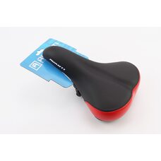 Сиденье MTB 255x180мм, чёрно-красное AVY-6753