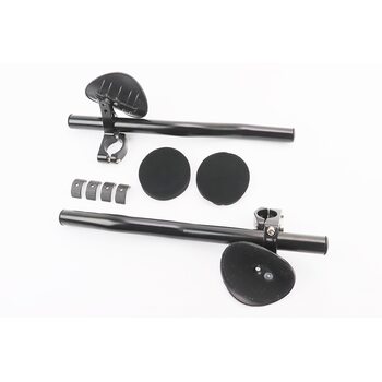 Руль лежак 22,2/25,4/31,8x340мм, регулируемый, алюминиевый, чёрный