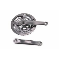 Шатуни "квадрат" 170мм, 48.38.28T MTB, чорні BL 05, від 5шт -10%