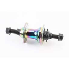 Втулка задняя BMX алюминиевая 14Gx36H драйвер 9Т, 4 пром-подшипника 6902 2RS, ось 14мм, крепл. гайка, хамелеон FB-B17R