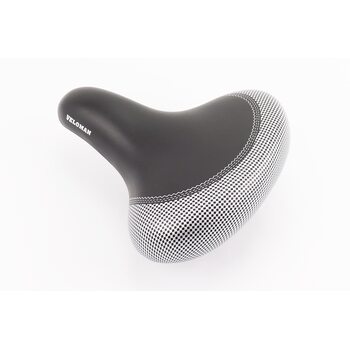 Сиденье ХВЗ 260x230мм, чёрно-серое CROSSRIDE N662-А