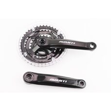 Шатуни "квадрат" 170мм, 42.34.24T MTB, чорні GS-P321