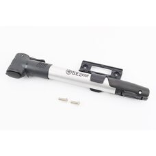 Насос пластмасовий з Т-ручкою, окремо під штуцера Schrader&Presta, чорно-сірий HP-13