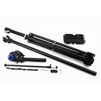 Стенд для ремонта велосипеда, складной, регулируемая высота 100-150 см, регулируемый угол наклона велосипеда, чёрный HS-X006A