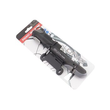 Насос пластмасовий телескопічний з вузьким манометром, Т-ручкою, чорний GP-61S