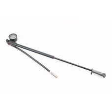 Насос алюмінієвий високого тиску 300 psi/20 bar з манометром, для повітряних амортизаторів і виделок, чорний 2728